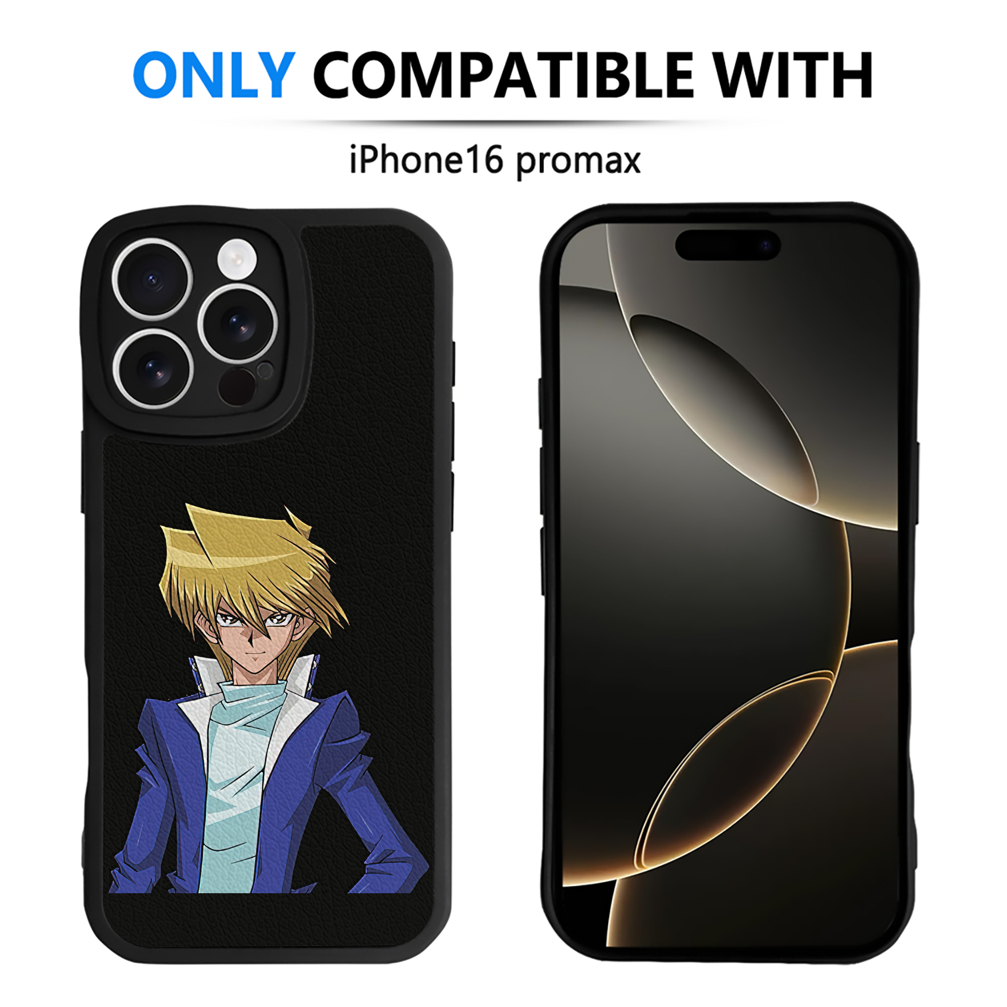 遊☆戯☆王 Yu-Gi-Oh! 【iPhone 16シリーズ対応】シリコンスマホケース（レザー調） 材質：シリコン